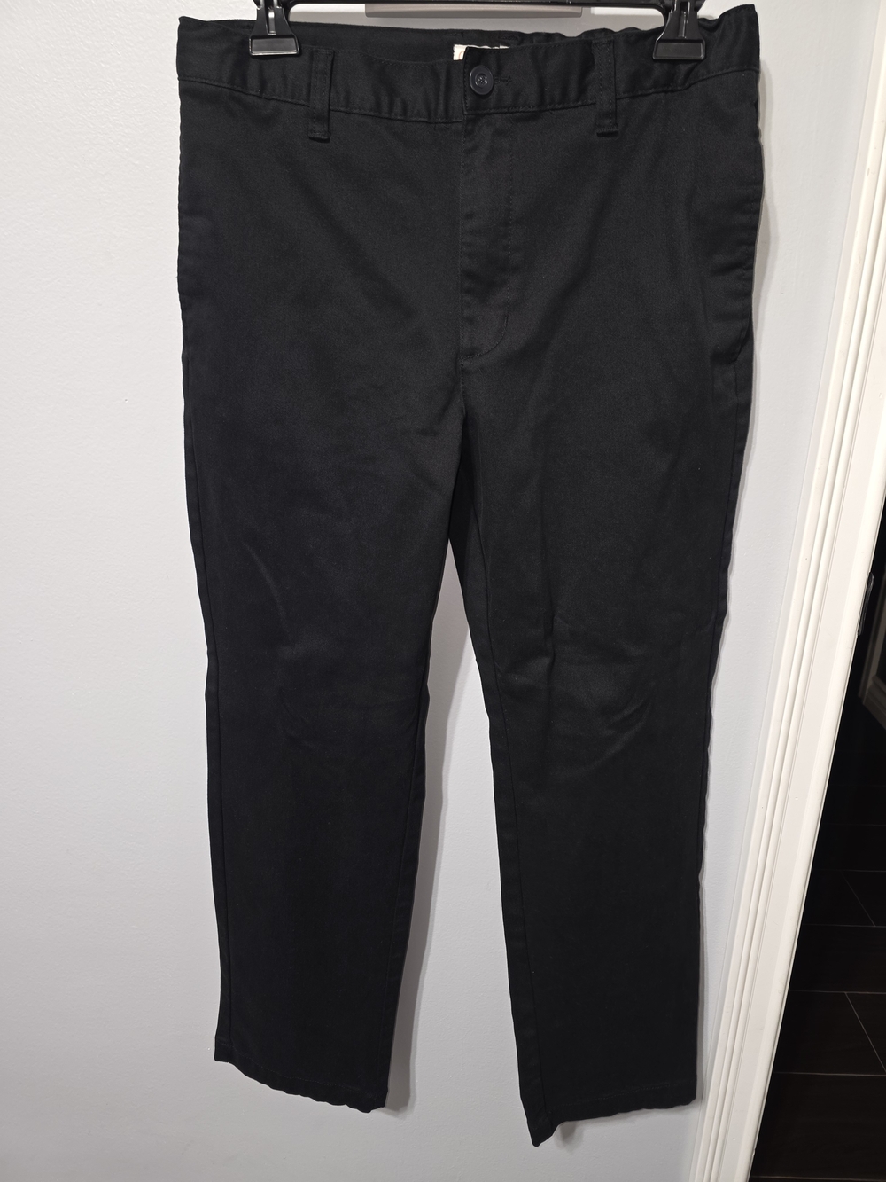 Cat & Jack Black Straight-Leg Chinos